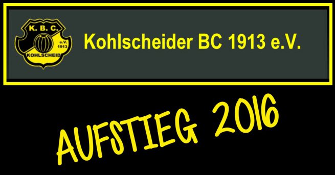 Kohlscheider BC Aufstieg 2016