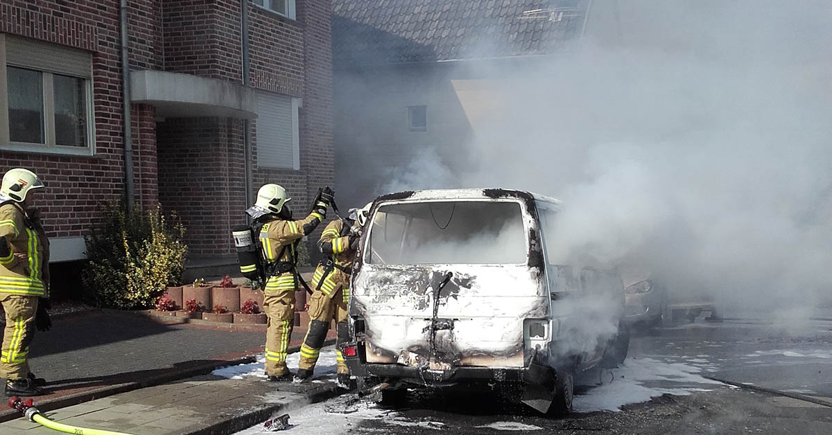 Fahrzeugbrand in Kohlscheid