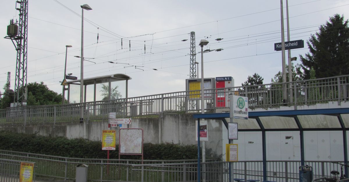 Kohlscheid Bahnhof Bahnsteigarbeiten und Vollsperrung