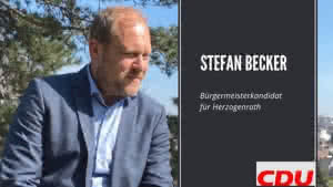 Stefan Becker Bürgermeisterkandidat für Herzogenrath 2020 CDU
